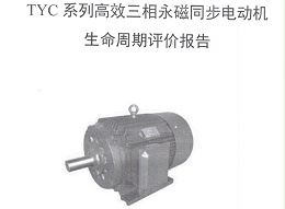 TYC系列高效三相永磁同步电动机LCA报告